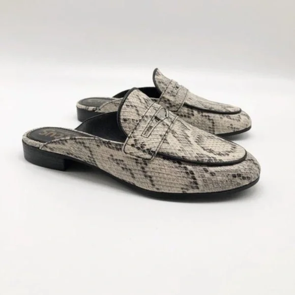 NWOT CIRCUS BY SAM EDELMAN Hal Snake Embossed Mule - Picture 13 of 16